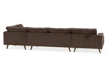 Copenhagen 5-sits Högervänd U-formad Large Soffa med Divan och Schäslong i Manchester - Mörkbrun - Products - Möbler - Soffa - U-soffa