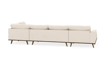 Copenhagen 5-sits Högervänd U-formad Soffa med Divan och Schäslong i Manchester - Beige - Products - Möbler - Soffa - U-soffa