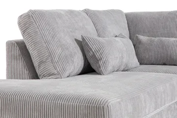 Copenhagen 5-sits Högervänd U-formad Soffa med Divan och Schäslong i Manchester - Ljusgrå - Products - Möbler - Soffa - U-soffa