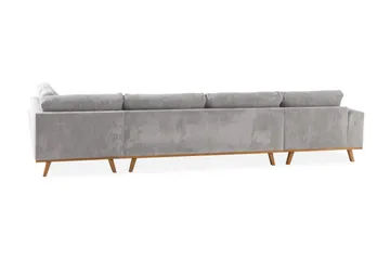 Copenhagen 5-sits Högervänd U-formad Soffa med Divan och Schäslong i Manchester - Ljusgrå - Products - Möbler - Soffa - U-soffa