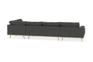 Copenhagen 5-sits Högervänd U-formad Soffa med Divan och Schäslong i Manchester - Mörkgrå - Products - Möbler - Soffa - U-soffa