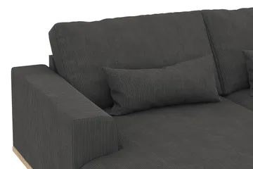 Copenhagen 5-sits Högervänd U-formad Soffa med Divan och Schäslong i Manchester - Mörkgrå - Products - Möbler - Soffa - U-soffa