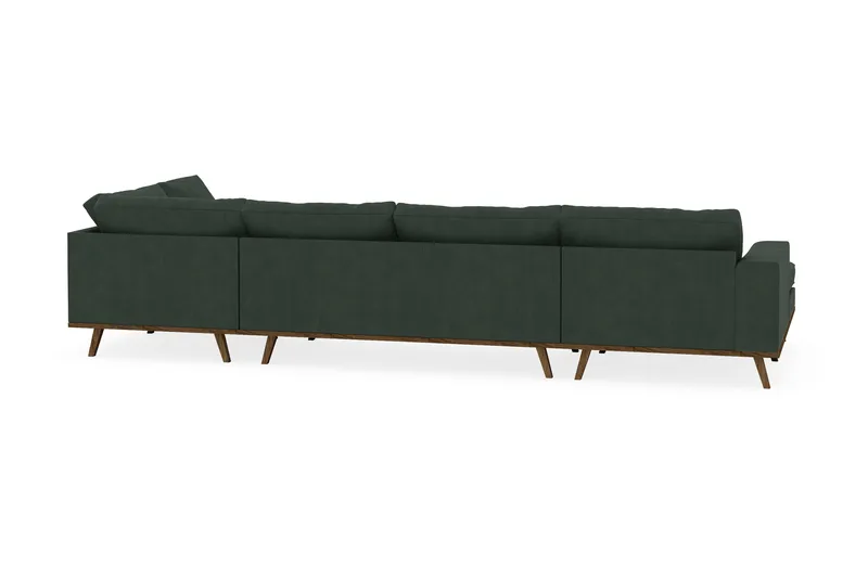 Copenhagen 5-sits Högervänd U-formad Soffa med Divan och Schäslong i Manchester - Mörkgrön - Products - Möbler - Soffa - U-soffa