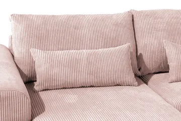 Copenhagen 5-sits Högervänd U-formad Soffa med Divan och Schäslong i Manchester - Rosa - Products - Möbler - Soffa - U-soffa