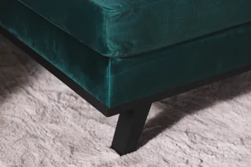 Copenhagen 5-sits Högervänd U-formad Soffa med Divan och Schäslong i Sammet - Grön - Products - Möbler - Soffa - Sammetssoffa