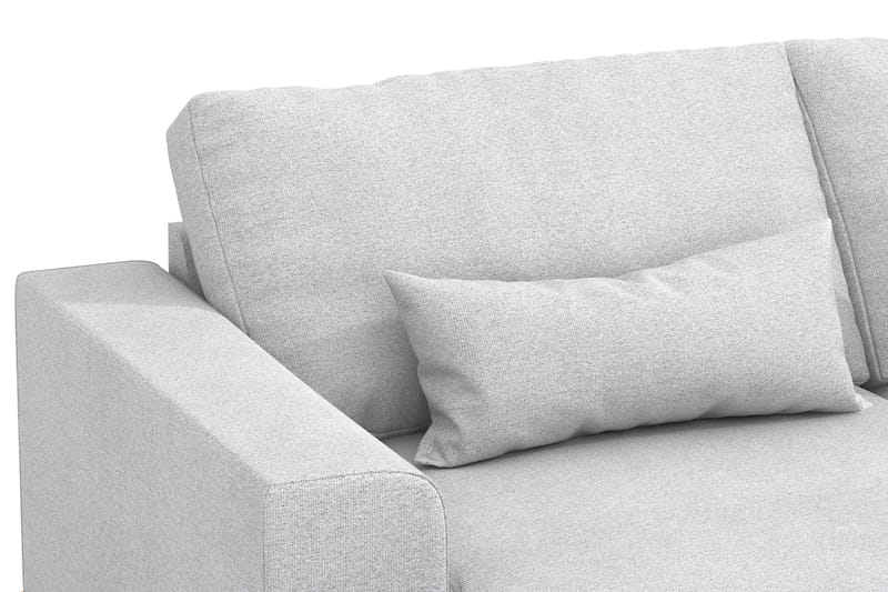 Copenhagen 5-sits Högervänd U-formad Soffa med Divan och Schäslong i Tyg - Ljusgrå - Products - Möbler - Soffa - U-soffa