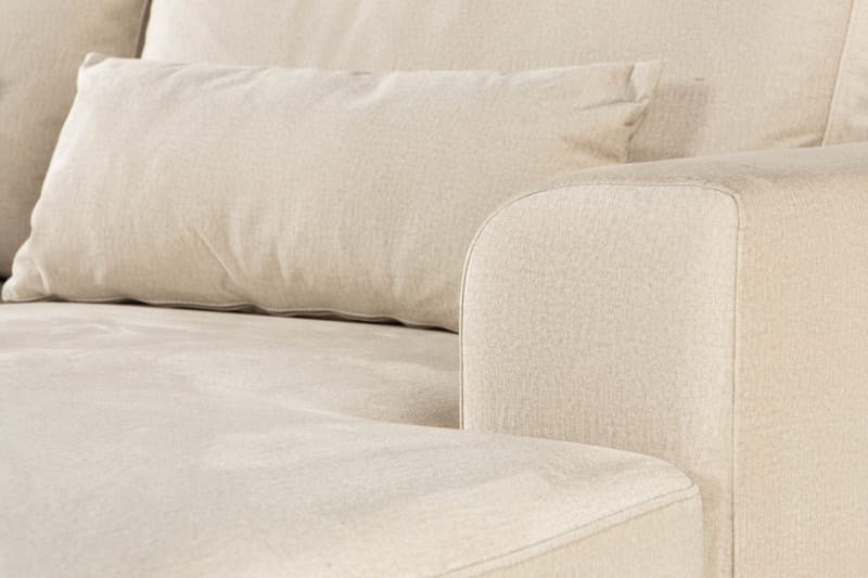 Copenhagen 5-sits Vänstervänd U-formad Large Soffa med Divan och Schäslong i Sammet - Beige - Products - Möbler - Soffa - Sammetssoffa