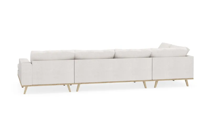 Copenhagen 5-sits Vänstervänd U-formad Soffa med Divan och Schäslong i Bouclé - Vit - Products - Möbler - Soffa - U-soffa