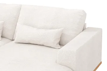 Copenhagen 5-sits Vänstervänd U-formad Soffa med Divan och Schäslong i Bouclé - Vit - Products - Möbler - Soffa - U-soffa