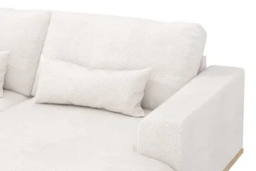 Copenhagen 5-sits Vänstervänd U-formad Soffa med Divan och Schäslong i Bouclé - Vit - Products - Möbler - Soffa - U-soffa