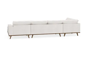 Copenhagen 5-sits Vänstervänd U-formad Soffa med Divan och Schäslong i Bouclé - Vit - Products - Möbler - Soffa - U-soffa
