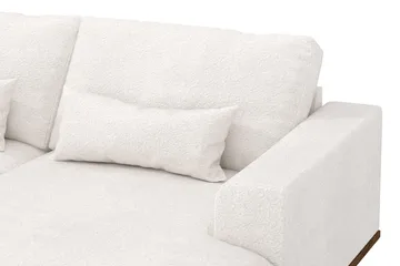 Copenhagen 5-sits Vänstervänd U-formad Soffa med Divan och Schäslong i Bouclé - Vit - Products - Möbler - Soffa - U-soffa