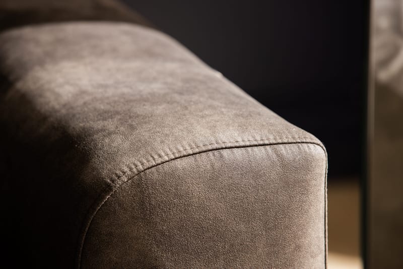 Copenhagen 5-sits Vänstervänd U-formad Soffa med Divan och Schäslong i Konstläder - Mörkgrå - Products - Möbler - Soffa - Skinnsoffa