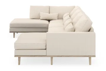 Copenhagen 5-sits Vänstervänd U-formad Soffa med Divan och Schäslong i Manchester - Beige - Products - Möbler - Soffa - U-soffa