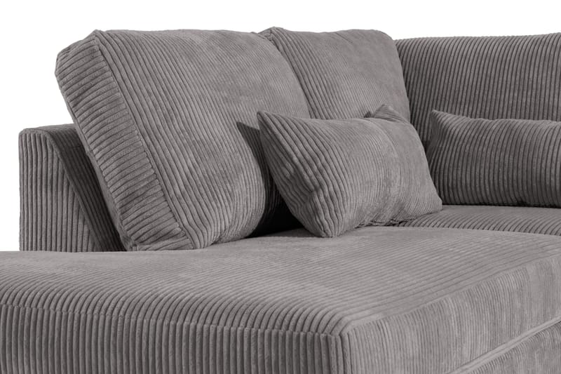 Copenhagen 5-sits Vänstervänd U-formad Soffa med Divan och Schäslong i Manchester - Mörkgrå - Products - Möbler - Soffa - U-soffa
