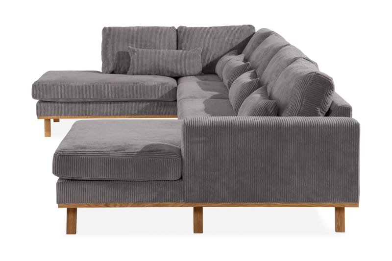 Copenhagen 5-sits Vänstervänd U-formad Soffa med Divan och Schäslong i Manchester - Mörkgrå - Products - Möbler - Soffa - U-soffa