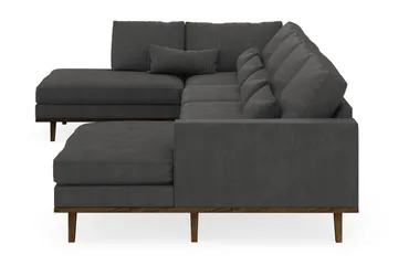 Copenhagen 5-sits Vänstervänd U-formad Soffa med Divan och Schäslong i Manchester - Mörkgrå - Products - Möbler - Soffa - U-soffa