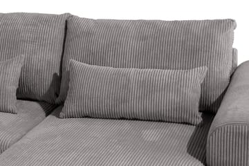 Copenhagen 5-sits Vänstervänd U-formad Soffa med Divan och Schäslong i Manchester - Mörkgrå - Products - Möbler - Soffa - U-soffa