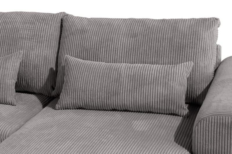 Copenhagen 5-sits Vänstervänd U-formad Soffa med Divan och Schäslong i Manchester - Mörkgrå - Products - Möbler - Soffa - U-soffa