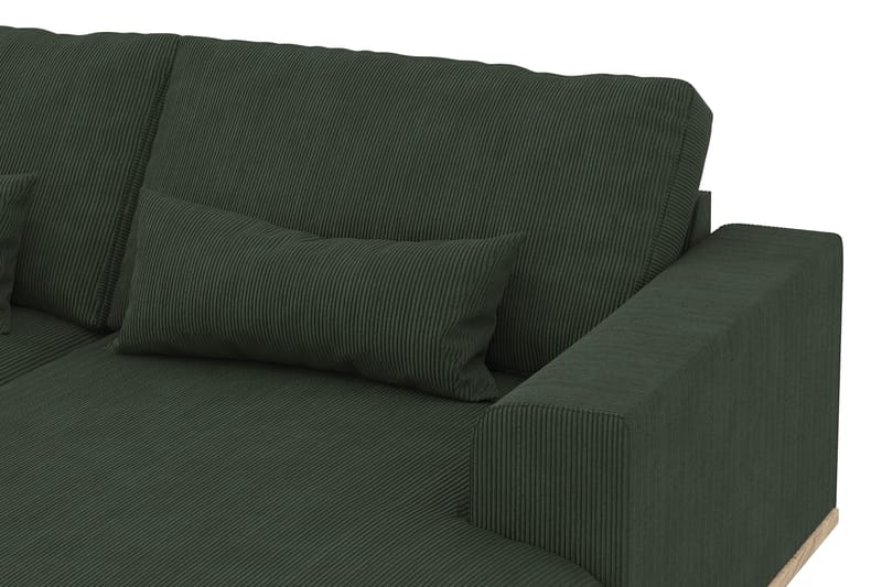Copenhagen 5-sits Vänstervänd U-formad Soffa med Divan och Schäslong i Manchester - Mörkgrön - Products - Möbler - Soffa - U-soffa
