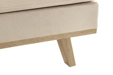 Copenhagen 5-sits Vänstervänd U-formad Soffa med Divan och Schäslong i Sammet - Beige - Products - Möbler - Soffa - Sammetssoffa