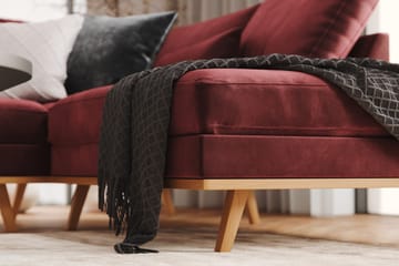 Copenhagen 5-sits Vänstervänd U-formad Soffa med Divan och Schäslong i Sammet - Lila - Products - Möbler - Soffa - Sammetssoffa
