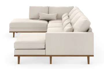 Copenhagen 5-sits Vänstervänd U-formad Soffa med Divan och Schäslong i Tyg - Beige - Products - Möbler - Soffa - U-soffa