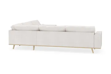 Copenhagen 6-sits L-formad Hörnsoffa i Bouclé - Vit - Products - Möbler - Soffa - Hörnsoffa