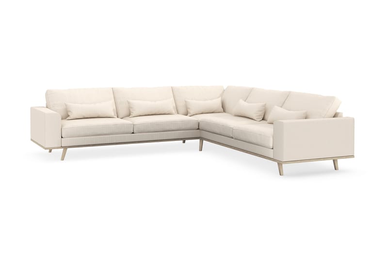 Copenhagen 6-sits L-formad Hörnsoffa i Manchester - Beige - Products - Möbler - Soffa - Hörnsoffa