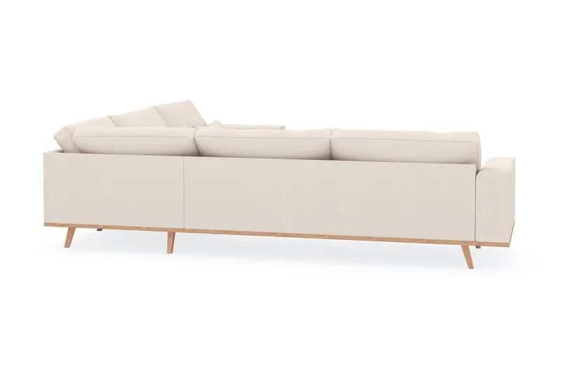 Copenhagen 6-sits L-formad Hörnsoffa i Manchester - Beige - Products - Möbler - Soffa - Hörnsoffa