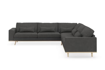 Copenhagen 6-sits L-formad Hörnsoffa i Manchester - Mörkgrå - Products - Möbler - Soffa - Hörnsoffa