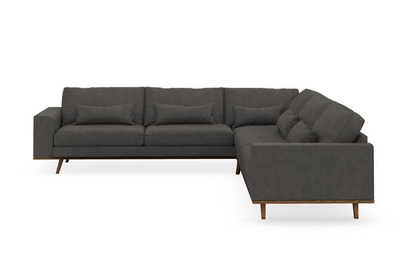 Copenhagen 6-sits L-formad Hörnsoffa i Manchester - Mörkgrå - Products - Möbler - Soffa - Hörnsoffa