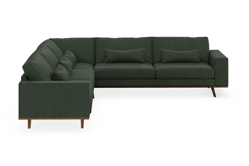 Copenhagen 6-sits L-formad Hörnsoffa i Manchester - Mörkgrön - Products - Möbler - Soffa - Hörnsoffa