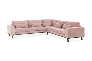 Copenhagen 6-sits L-formad Hörnsoffa i Manchester - Rosa - Products - Möbler - Soffa - Hörnsoffa