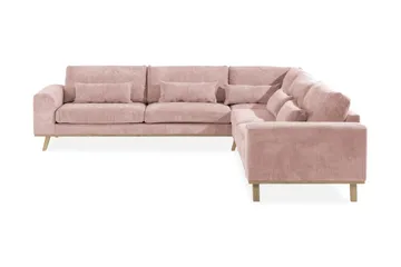 Copenhagen 6-sits L-formad Hörnsoffa i Manchester - Rosa - Products - Möbler - Soffa - Hörnsoffa