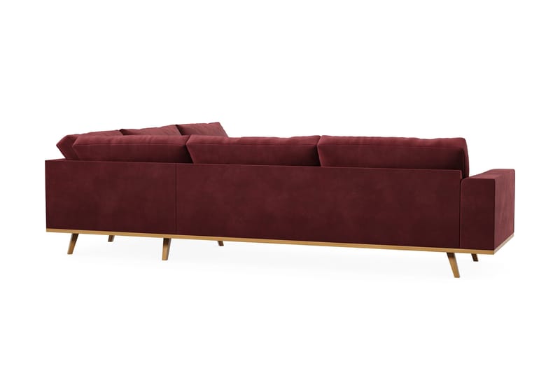 Copenhagen 6-sits L-formad Hörnsoffa i Sammet - Lila - Products - Möbler - Soffa - Sammetssoffa