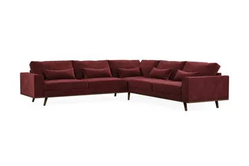 Copenhagen 6-sits L-formad Hörnsoffa i Sammet - Lila - Products - Möbler - Soffa - Sammetssoffa