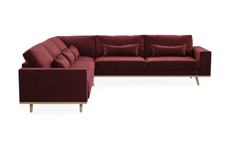 Copenhagen 6-sits L-formad Hörnsoffa i Sammet - Lila - Products - Möbler - Soffa - Sammetssoffa