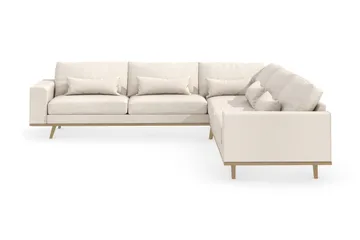 Copenhagen 6-sits L-formad Hörnsoffa i Tyg - Beige - Products - Möbler - Soffa - Hörnsoffa