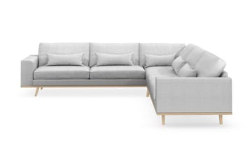 Copenhagen 6-sits L-formad Hörnsoffa i Tyg - Ljusgrå - Products - Möbler - Soffa - Hörnsoffa