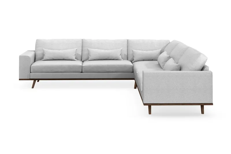 Copenhagen 6-sits L-formad Hörnsoffa i Tyg - Ljusgrå - Products - Möbler - Soffa - Hörnsoffa