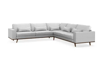 Copenhagen 6-sits L-formad Hörnsoffa i Tyg - Ljusgrå - Products - Möbler - Soffa - Hörnsoffa