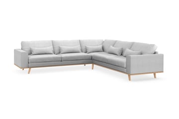 Copenhagen 6-sits L-formad Hörnsoffa i Tyg - Ljusgrå - Products - Möbler - Soffa - Hörnsoffa