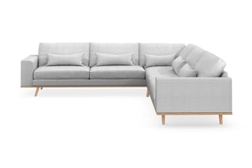 Copenhagen 6-sits L-formad Hörnsoffa i Tyg - Ljusgrå - Products - Möbler - Soffa - Hörnsoffa