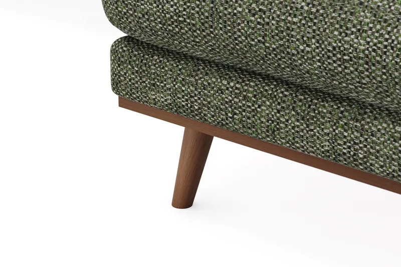 Copenhagen Premium 5-sits Vänstervänd U-formad Djup Soffa med Divan och Schäslong i Chenille - Grön - Products - Möbler - Soffa - U-soffa