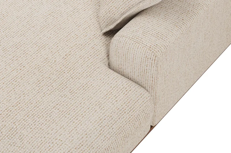 Copenhagen Premium 5-sits Vänstervänd U-formad Djup Soffa med Divan och Schäslong i Chenille - Beige - Products - Möbler - Soffa - U-soffa