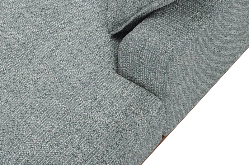 Copenhagen Premium 5-sits Vänstervänd U-formad Djup Soffa med Divan och Schäslong i Chenille - Grå/Blå - Products - Möbler - Soffa - U-soffa