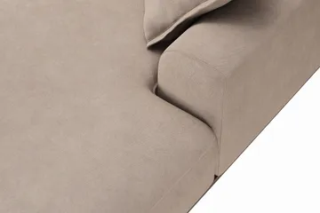 Copenhagen Premium 5-sits Vänstervänd U-formad Djup Soffa med Divan och Schäslong i Tyg - Ljusbrun - Products - Möbler - Soffa - U-soffa