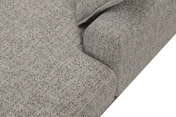 Copenhagen Premium 5-sits Vänstervänd U-formad Djup Soffa med Divan och Schäslong i Chenille - Grå - Products - Möbler - Soffa - U-soffa