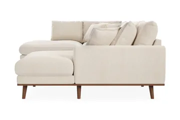 Copenhagen Premium 5-sits Vänstervänd U-formad Djup Soffa med Divan och Schäslong i Chenille - Ljusbeige - Products - Möbler - Soffa - U-soffa